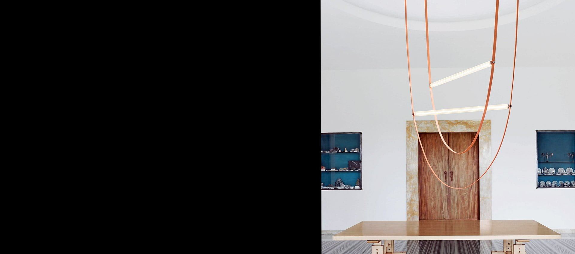Lampa suspendata minimalista decorativa Flos, Wireline