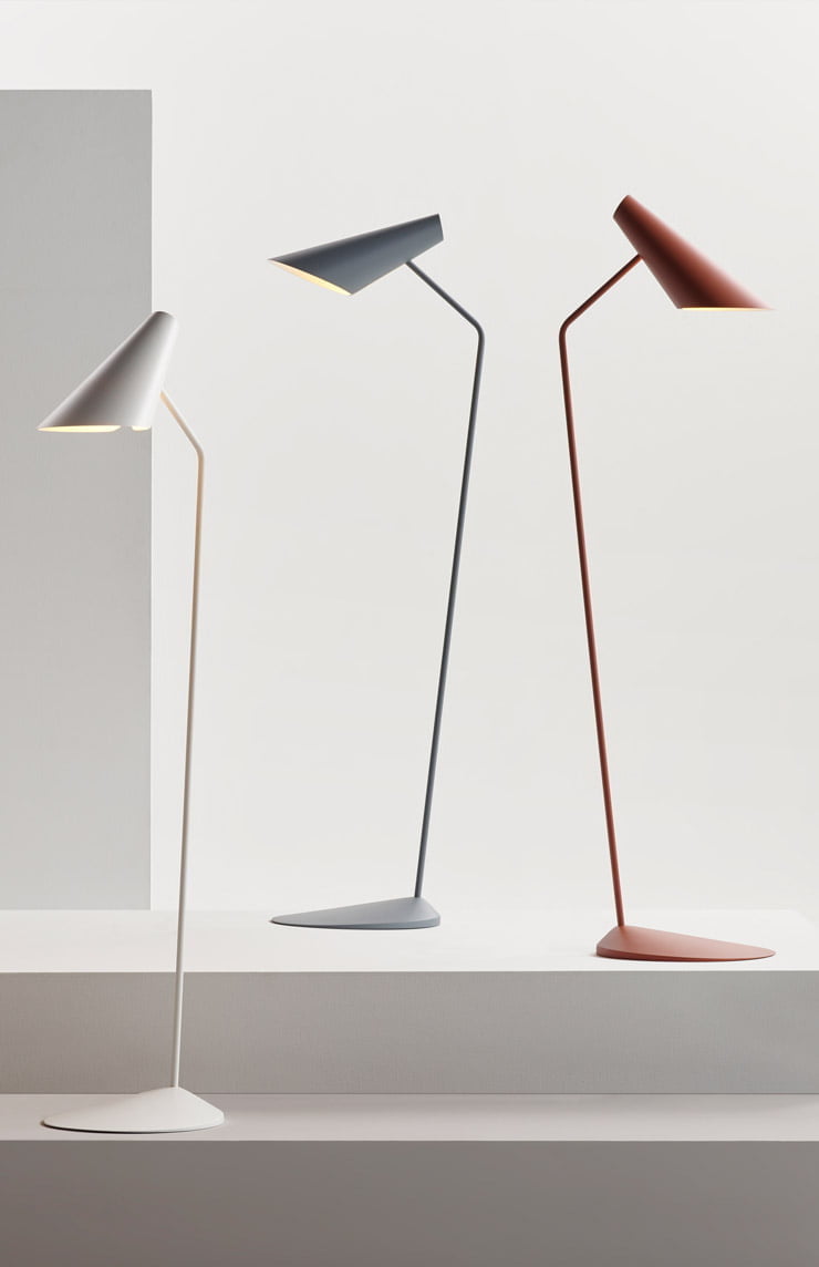 Lampadar colorat modern LED Vibia