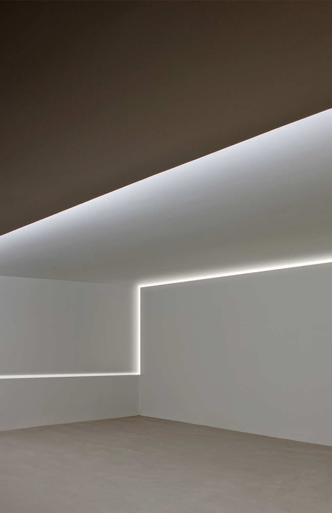 Profil LED iluminat arhitectural perete Flos