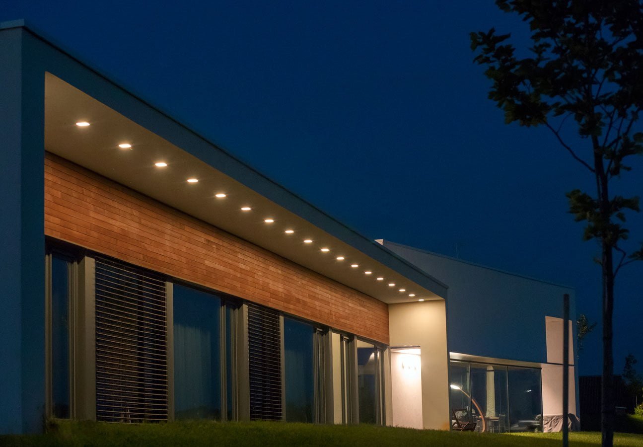Iluminat arhitectural exterior - proiect LuceDomotica
