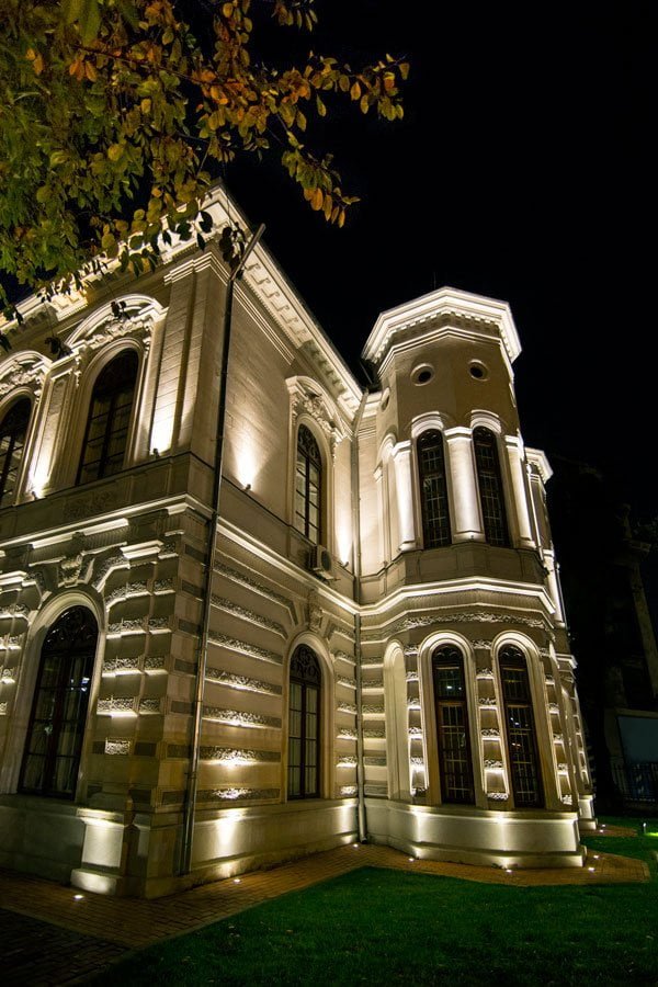 Iluminat arhitectural Palatul Sutu - proiect LuceDomotica