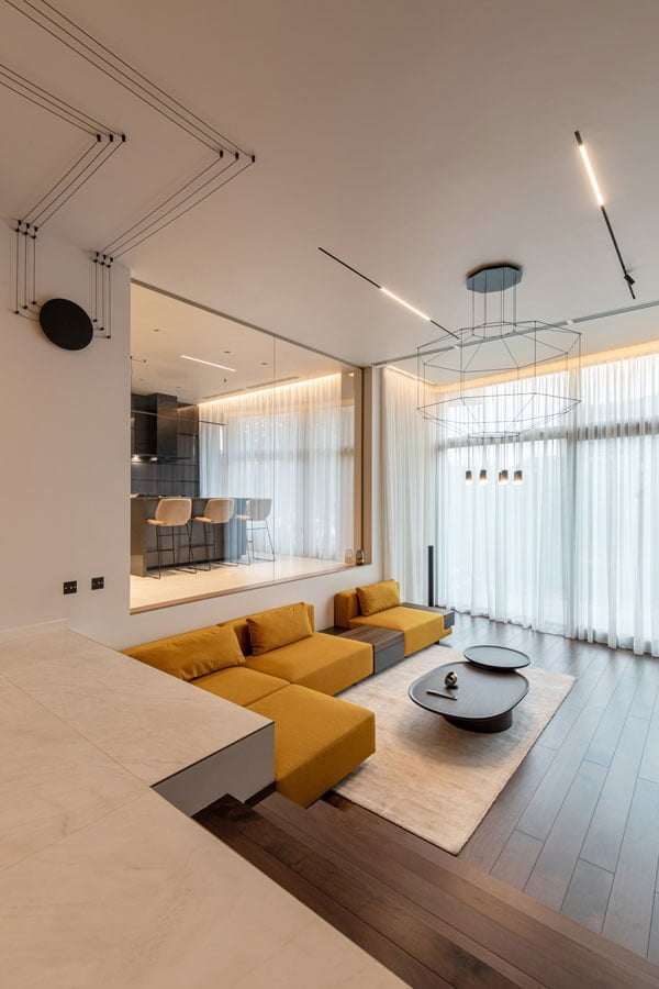 Design iluminat living casa vila