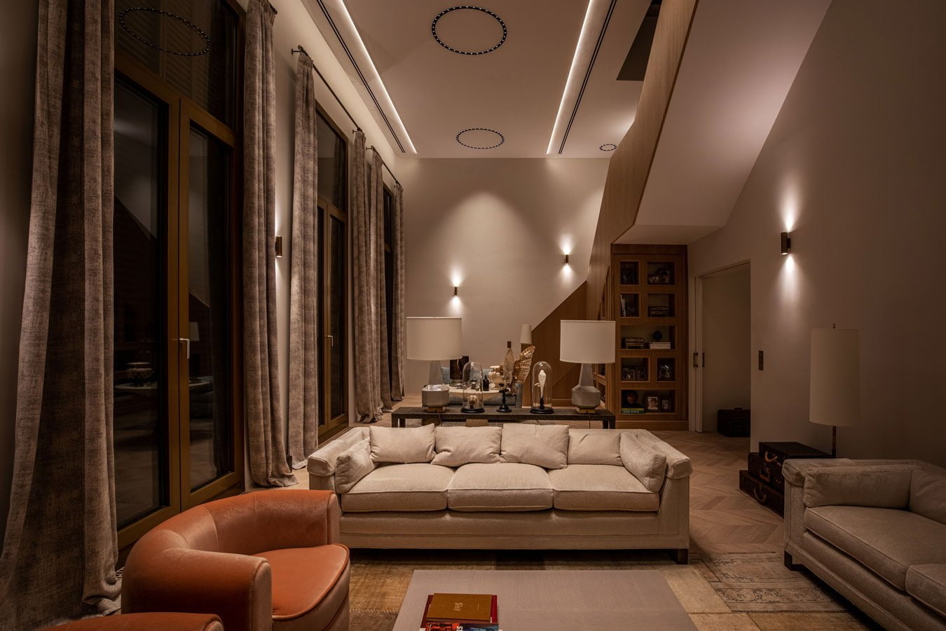 Iluminat interior rezidential - living room