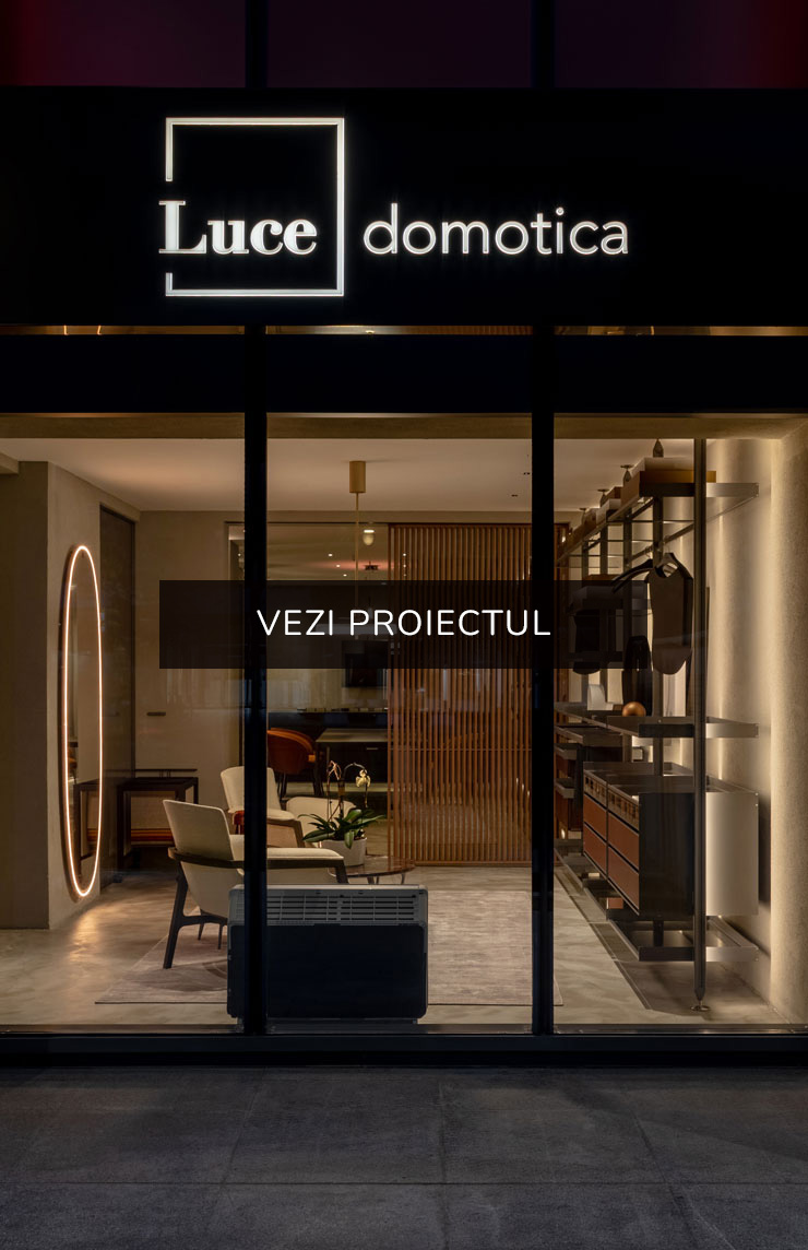 Showroom LuceDomotica corpuri iluminat